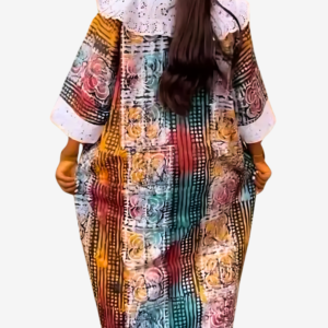 Robe Africaine élégante aux motifs colorés