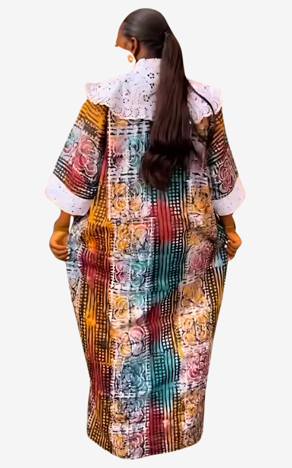 Robe Africaine élégante aux motifs colorés