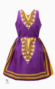 Veste assortie à la robe Africaine Chic Violette