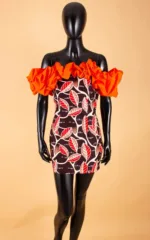 Robe Africaine Colorée à Motifs