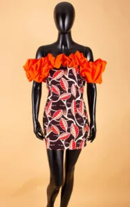 Robe Africaine Colorée à Motifs