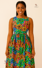Robe traditionnelle colorée pour événements formels