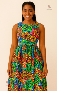 Robe traditionnelle colorée pour événements formels