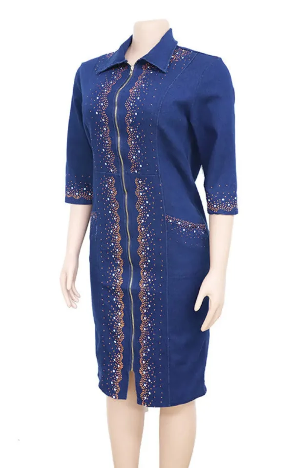 Robe africaine femme élégante en grande taille