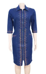 Robe de soirée colorée pour femme grande taille