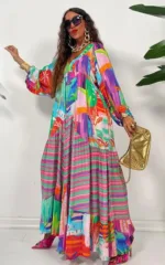 Style décontracté avec col en V