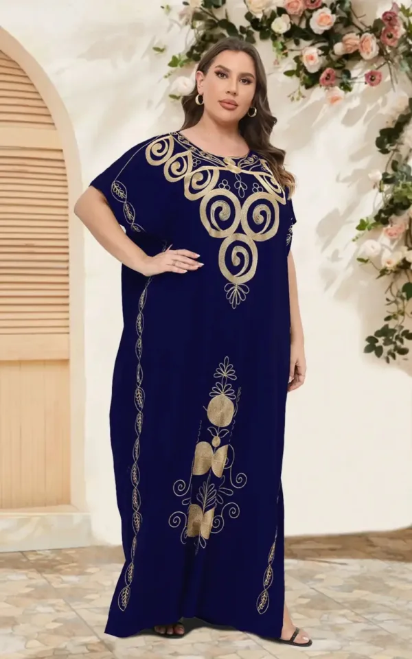 Tenue africaine élégante en coton noir