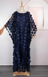 Robe d'été africaine avec imprimé fleuri, style chic