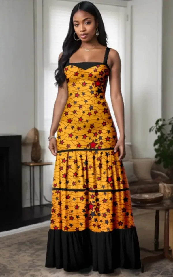 Robe en pagne pour danser et célébrer