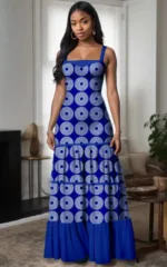Robe en tissu traditionnel africain