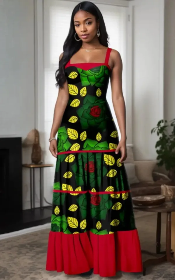 Robe africaine élégante et confortable