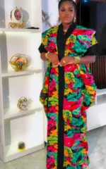 Robe longue africaine, légère et confortable