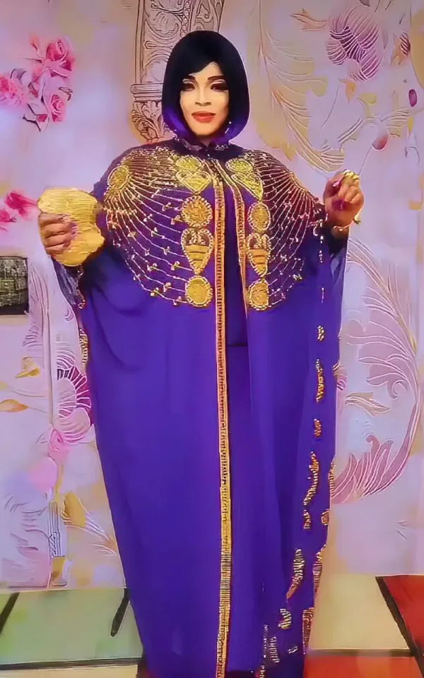 Mousseline colorée pour Robe Africaine 2 Pièces