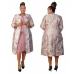 Tenue africaine fleurie pour femme