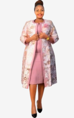 Vêtement féminin africain, robe à fleurs