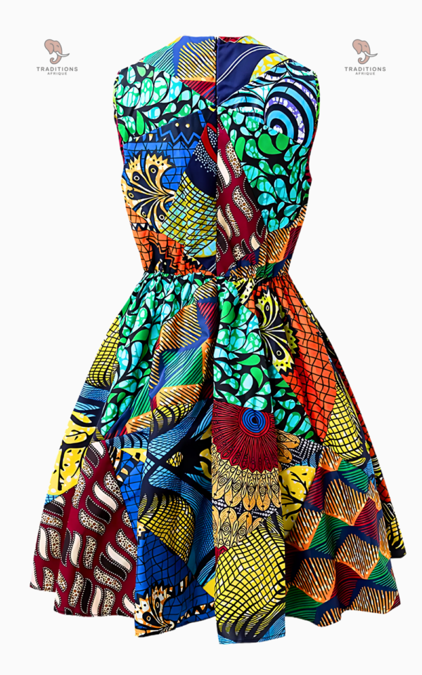 Robe longue femme, inspiration africaine, idéale pour occasions