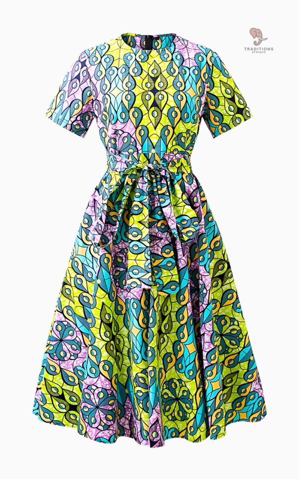 robe-africaine-femme-moderne-1 Robe africaine moderne pour femme au style élégant
