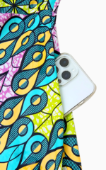 Robe chic inspirée de la mode africaine contemporaine