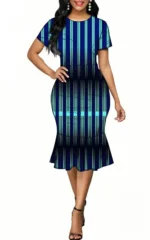 Robe femme colorée, design africain