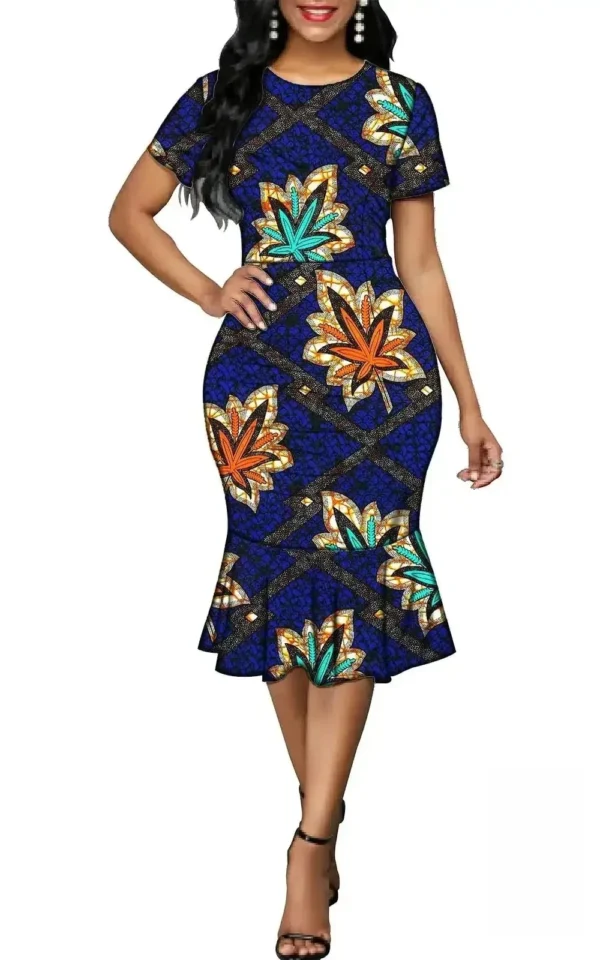 Robe femme, influence africaine contemporaine