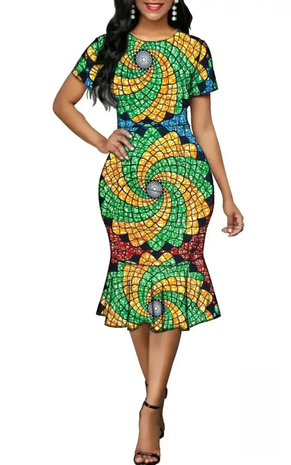 Robe élégante femme, style africain