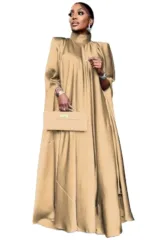 Robe femme avec tissu africain