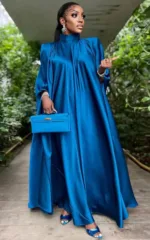 Mode africaine : robe femme unie