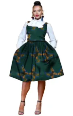 Robe colorée africaine ample pour femme