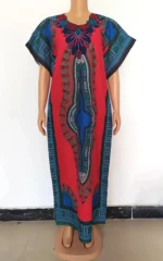 Robe Afrique Imprimé Dashiki Vives Couleurs