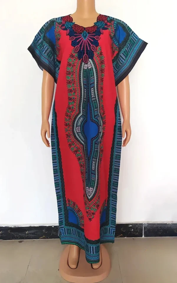 Robe Afrique Imprimé Dashiki Vives Couleurs