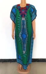 Robe Imprimé Dashiki pour Look Africain Chic