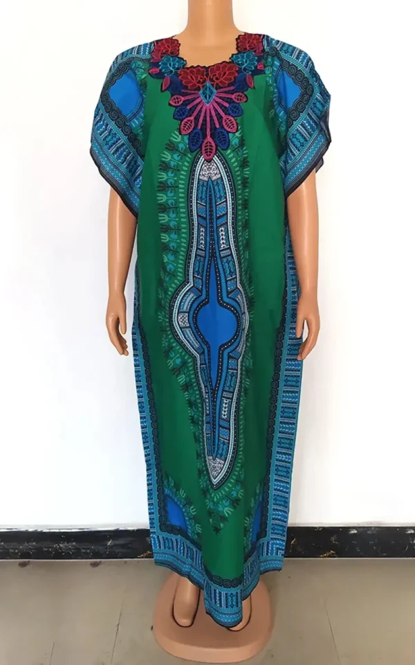 Robe Imprimé Dashiki pour Look Africain Chic