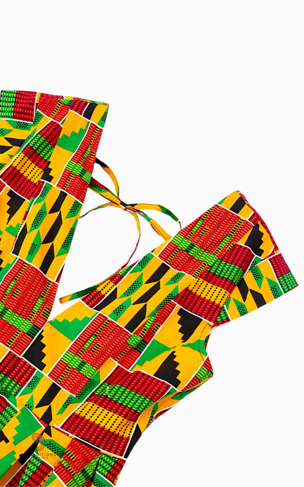 Vêtements africains modernes, robe Kente au style distinctif