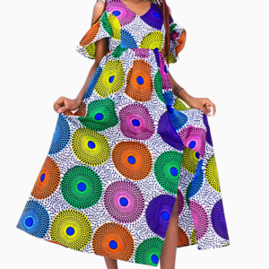 Robe Africaine Large pour femme colorée et élégante
