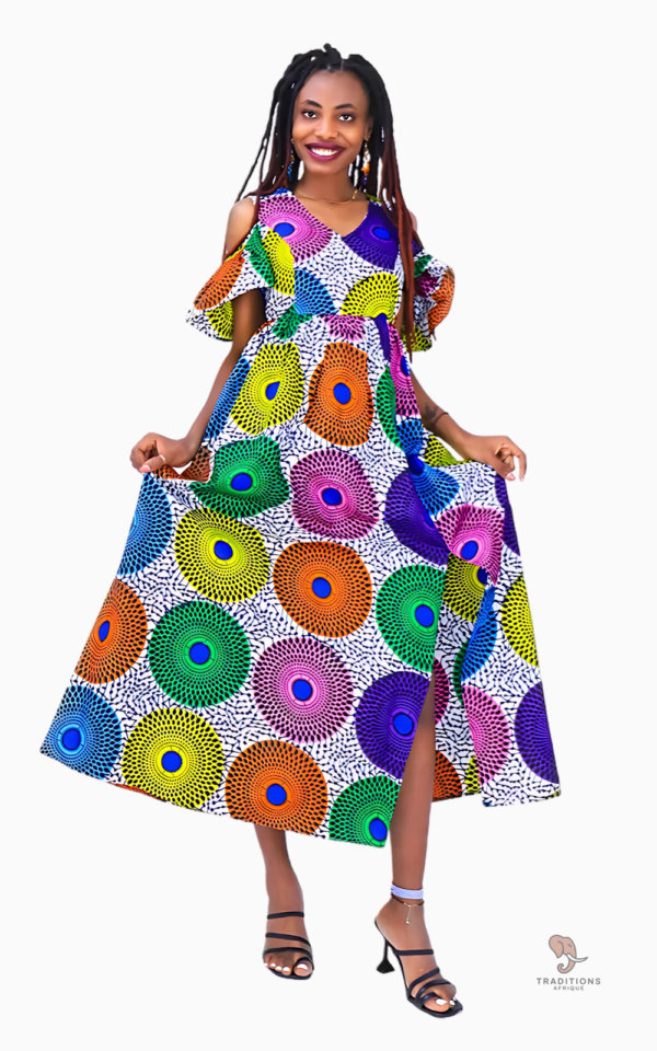 robe-africaine-large-1 Robe Africaine Large pour femme colorée et élégante
