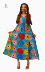 Robe Africaine Femme, style ample et confortable