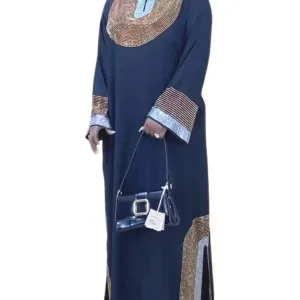Robe Africaine Longue en Lycra pour femme