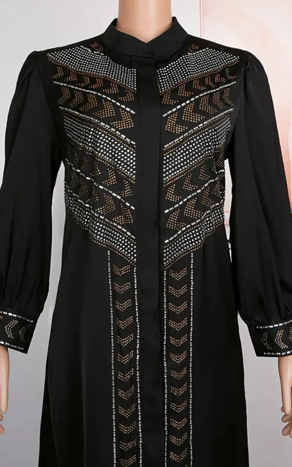Robe de soirée africaine élégante