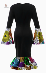 Robe Femme Africaine avec Évasement