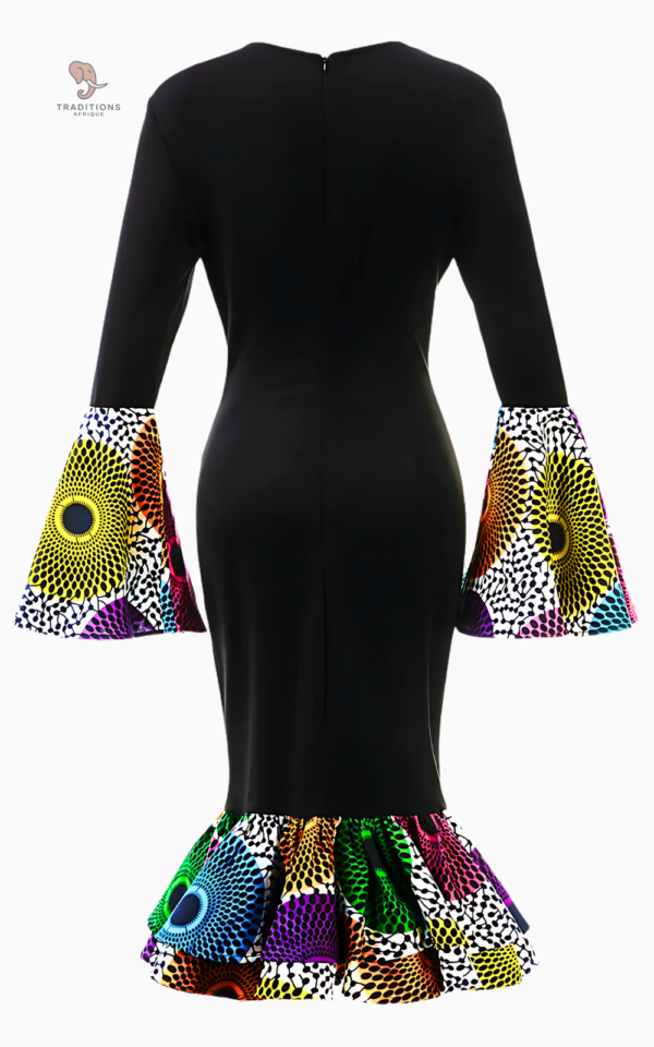 Robe Femme Africaine avec Évasement