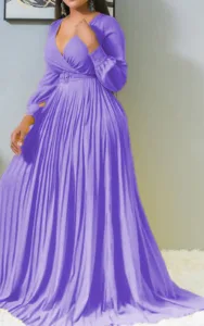 Robe de mariage africaine avec motifs colorés