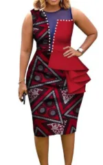 Robe Africaine Motif Festif