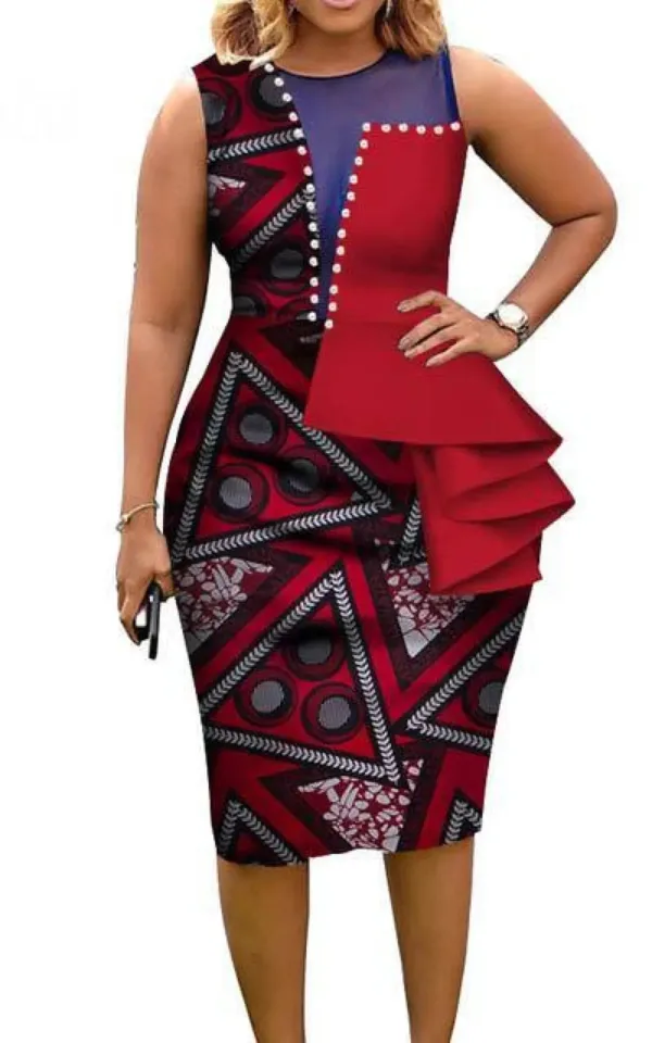 Robe Africaine Motif Festif