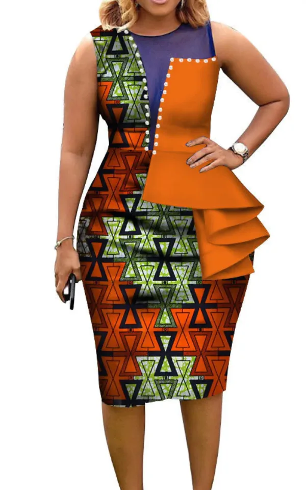 Robe Africaine Motif Colorée