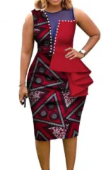 Robe Africaine Motif Unique