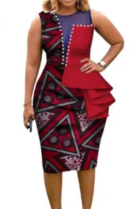 Robe Africaine Motif Unique