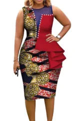 Robe Africaine Motif Vibrant