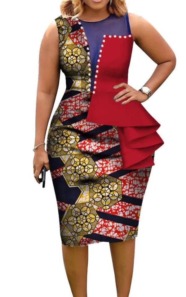 Robe Africaine Motif Vibrant