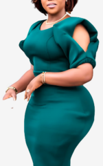 Style africain, robe moulante confortable et tendance
