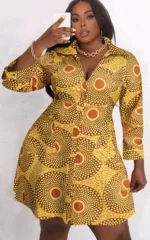 Robe africaine pour femme ronde